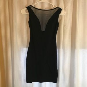 American apparel mesh silhouette dress